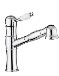 Emmevi Rubinetterie Laguna 40065CR bateria kuchenna stojąca jednouchwytowa chrom  