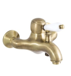 Emmevi Rubinetterie Laguna 40061BR bateria wannowa ścienna jednouchwytowa brąz antyczny