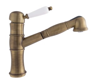 Emmevi Rubinetterie Laguna 40065BR bateria kuchenna stojąca jednouchwytowa brąz antyczny