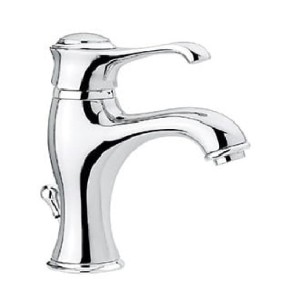 Emmevi Rubinetterie Tiffany 6003CR bateria umywalkowa stojąca jednouchwytowa chrom