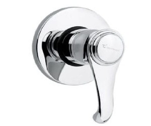 Emmevi Rubinetterie Tiffany 6009CR bateria prysznicowa podtynkowa 1-drożna jednouchwytowa chrom 