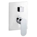 StoneArt bateria prysznicowa podtynkowa 2-drożna jednouchwytowa Arild 951760 chrom
