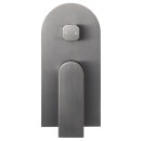 StoneArt bateria prysznicowa podtynkowa 2-drożna jednouchwytowa Leeo 971769 grafitowa