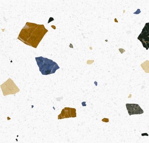 Mykonos Neotech White 60x60 płytki gresowe imitujące lastryko