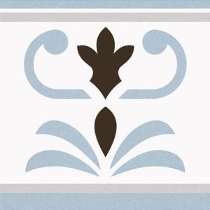 Vives 1900 Valvanera-2 Celeste 20x20 płytki podłogowe patchworkowe