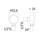 Paffoni Rubinetterie Lux ZACC130CR