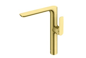 Kohlman EXPERIENCE GOLD BRUSHED QB175EGDB bateria umywalkowa stojąca jednouchwytowa złoto szczotkowane