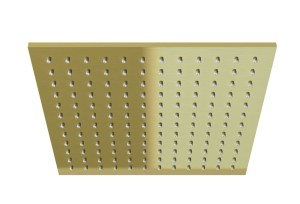 Kohlman EXPERIENCE GOLD BRUSHED Q25EGDB deszczownica kwadratowa 25x25 cm złoto szczotkowane