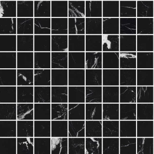 Marazzi Allmarble Elegant Black Mosaico 30x30 M45Y mozaika ścienna imitująca marmur