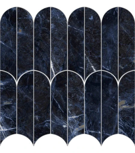 Marazzi Allmarble Sodalite Blu Lux Mosaico Ventaglio 29,8x29,8 M9PE