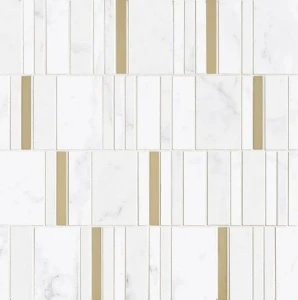 Marazzi Allmarble RIV Altissimo Lux Mosaico Barcode 40x40 M8HA mozaika ścienna dekoracyjna
