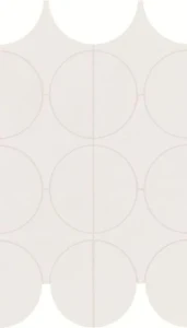 Marazzi Cementum Ash Mosaico Cerchi 23,8x41,4 M9XZ mozaika gresowa imitująca beton