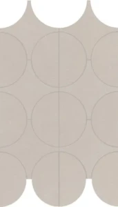 Marazzi Cementum Sand Mosaico Cerchi 23,8x41,4 M9Y0 mozaika gresowa imitująca beton