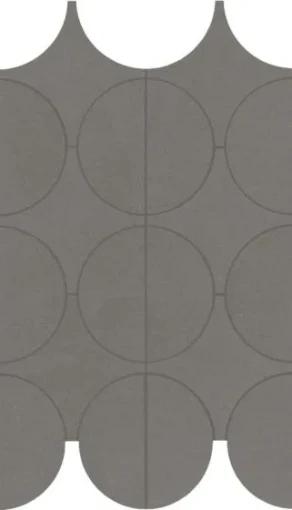 Marazzi Cementum Lead Mosaico Cerchi 23,8x41,4 M9Y2