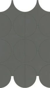 Marazzi Cementum Indigo Mosaico Cerchi 23,8x41,4 M9Y3 mozaika gresowa imitująca beton