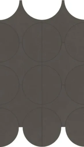 Marazzi Cementum Carbon Mosaico Cerchi 23,8x41,4 M9Y4