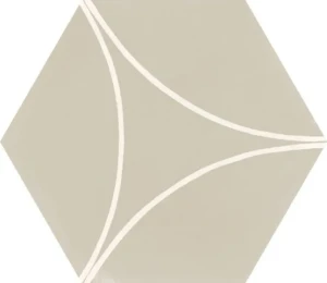 Marazzi Cementum Sand Decoro Arco 18,2x21 M9VZ płytki heksagonalne dekoracyjne