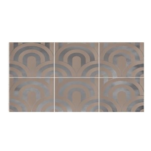 Vives Hanami Takada Nuez Plata 23x33,5 płytki ścienne