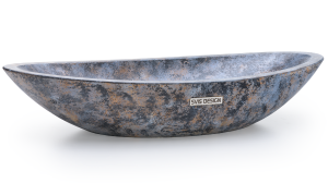 SVIS DESIGN Umywalka nablatowa betonowa ORION BASIC DARK STONE niebesko - czarna