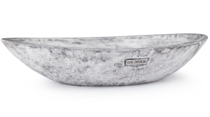 SVIS DESIGN Umywalka nablatowa betonowa ORION BASIC FUZZY szara