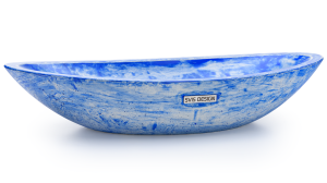 SVIS DESIGN Umywalka nablatowa betonowa ORION BASIC THRILL niebieska