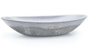 SVIS DESIGN Umywalka nablatowa betonowa ORION BASIC SEDIMENT jasnoszary