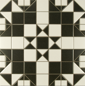 Vives Harrow Grafito 31,6x31,6 płytka podłogowa patchwork