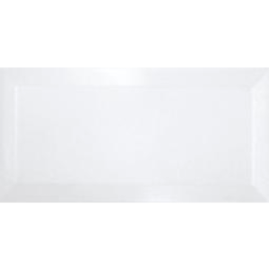 Ribesalbes Ceramica Bisel Blanco Brillo 7,5x15 płytka ścienna