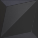 Dune Shapes Origami Black 25x25 187343