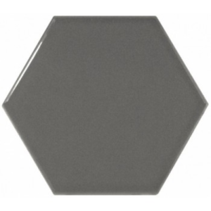 Equipe Scale Hexagon Dark Grey 12,4x10,7 płytka ścienna
