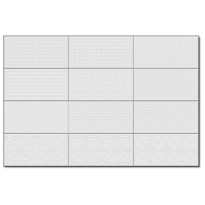 Vives Mugat Rivoli Fatracci Blanco 10x20 płytka ścienna