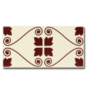 Vives Mugat-Rivoli Huchette Cereza 10x20 płytka ścienna