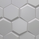 Decus Hexagon Cuna Perla Mate 17x15