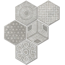 Vives Hexágono Igneus Cemento 23x26,6
