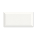 Fabresa Bevelled Blanco Mate Biselado 10x20