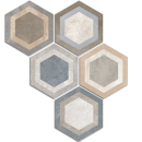 Hexágono Bushmills Multicolor 23x26,6