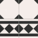 Realonda Oxford Negro Cenefa 33x33