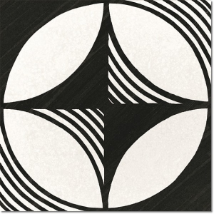 Equipe Caprice Deco Compass B&W 20x20 płytka gresowa