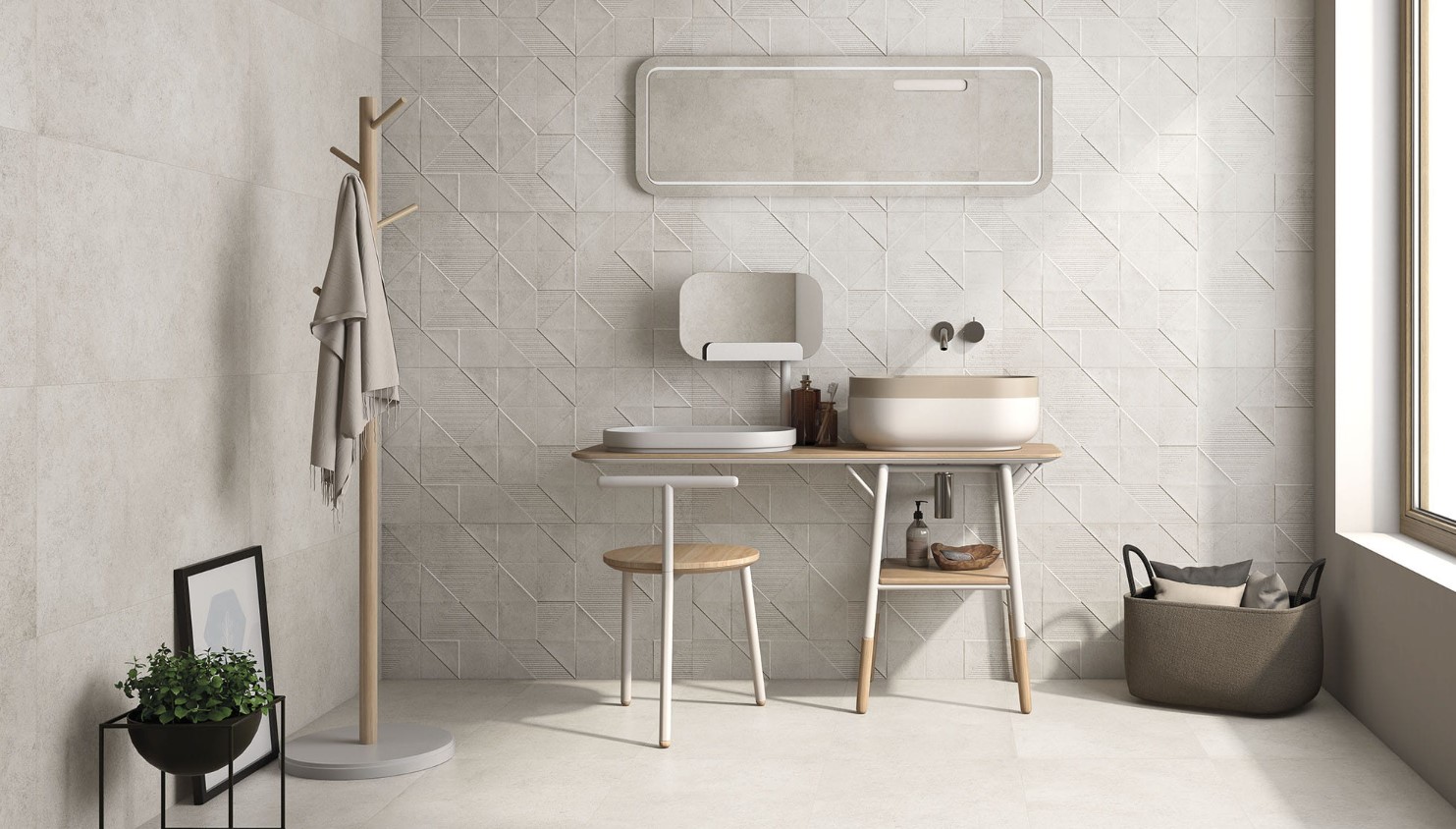 Biała łazienka minimalistyczna