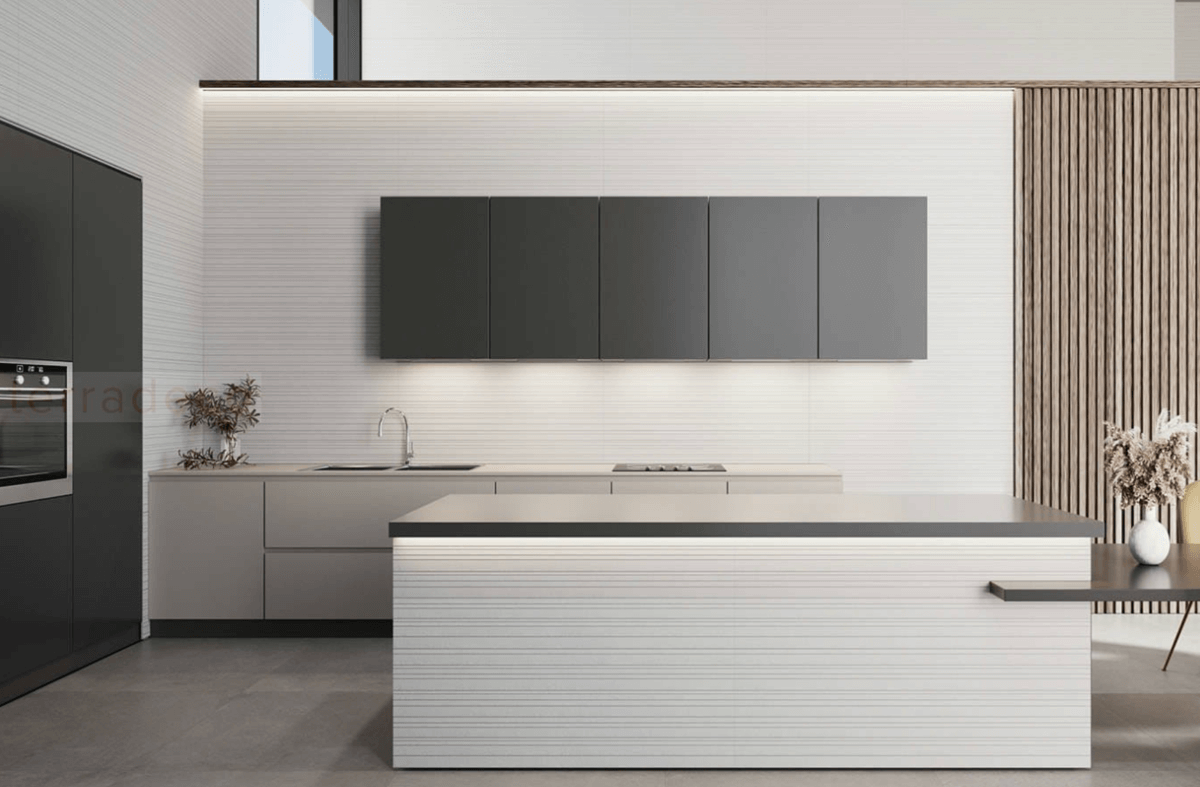 Białe płytki kuchenne Saloni Absolute Shade Blanco Mate