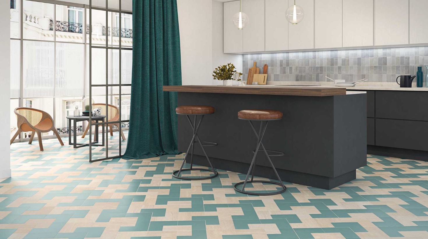 Butelkowa zieleń do wnętrz modnie w 2023 roku