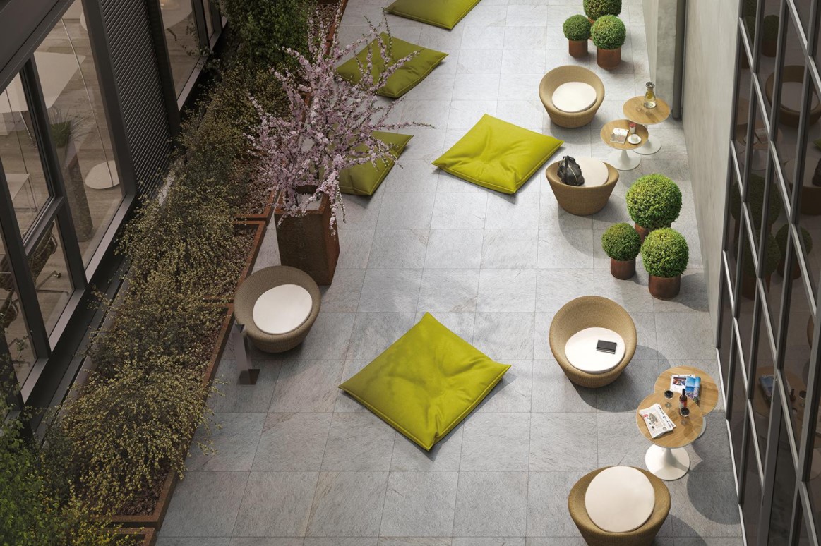 Imitacja kamienia na taras w wersji lekkiej i radosnej