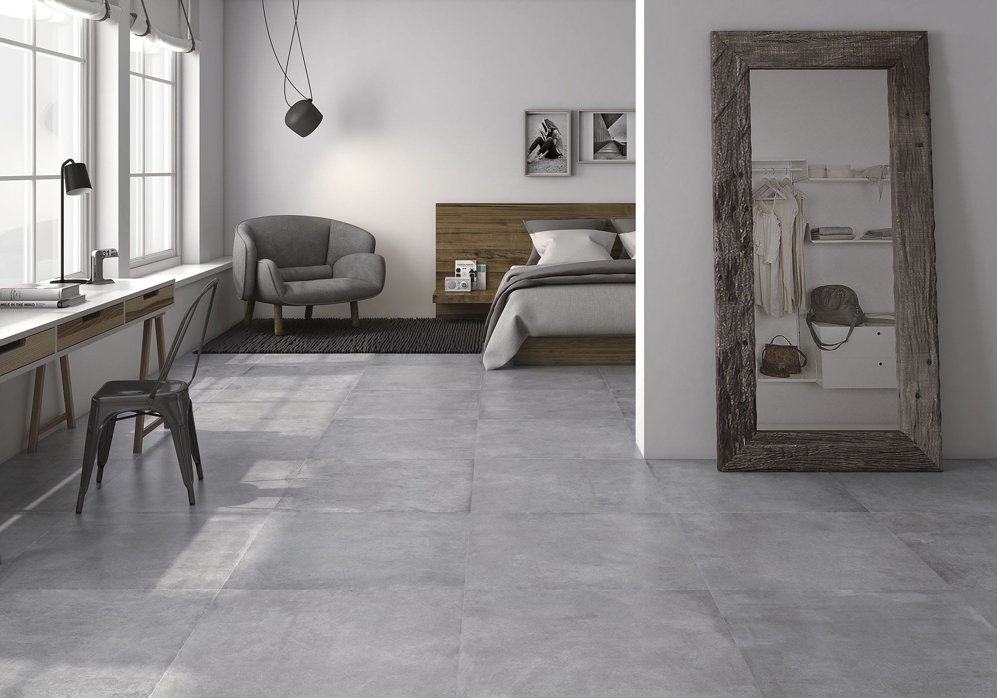 Płytki matowe w salonie - wady i zalety