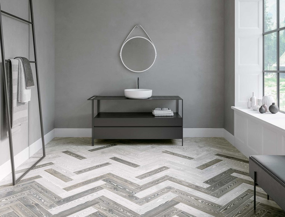 Klasyczna jodełka w dwóch kolorach