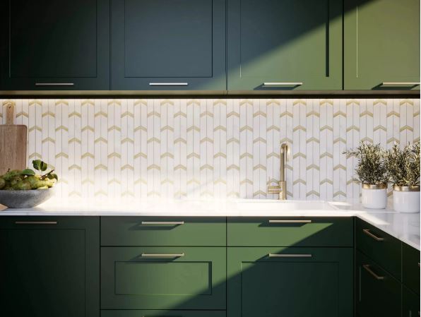 Hiszpańskie płytki w eleganckiej łazience