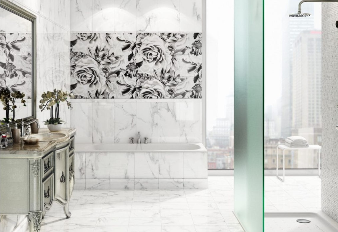 Modne płytki patchwork z intensywnym printem