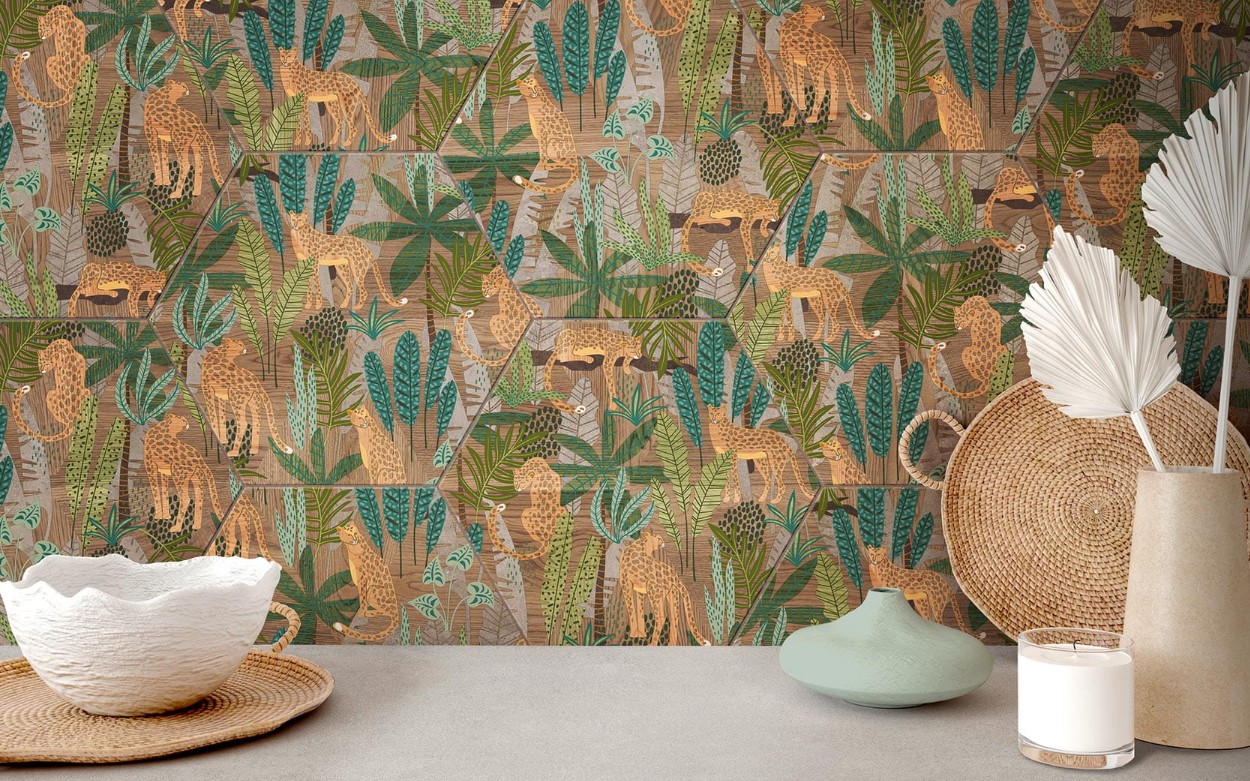 Motywy zwierzęce w ceramice patchwork - idealne do wnętrz z humorem