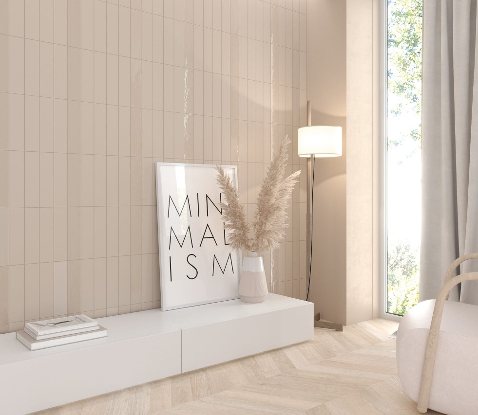 Płytki cegiełki na ścianie