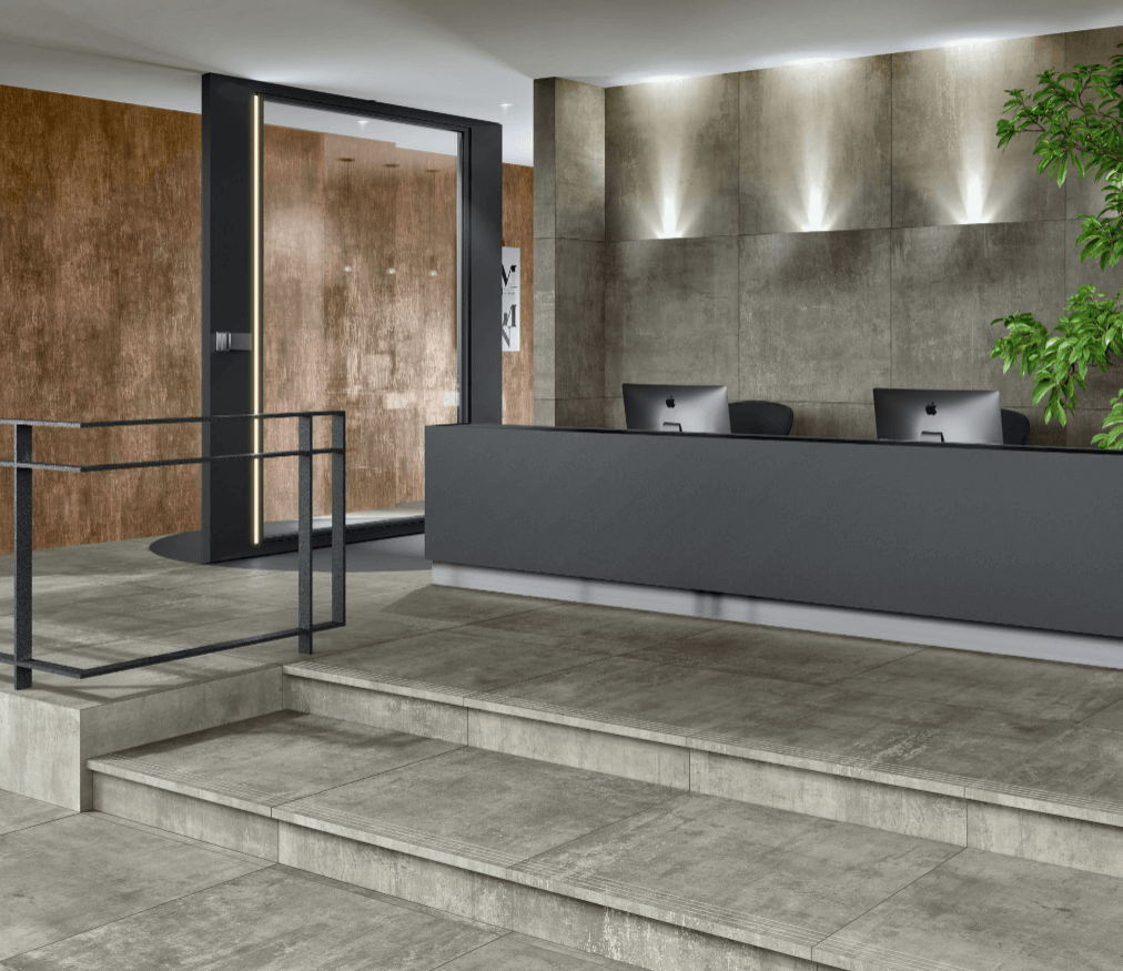 Płytki imitujące beton