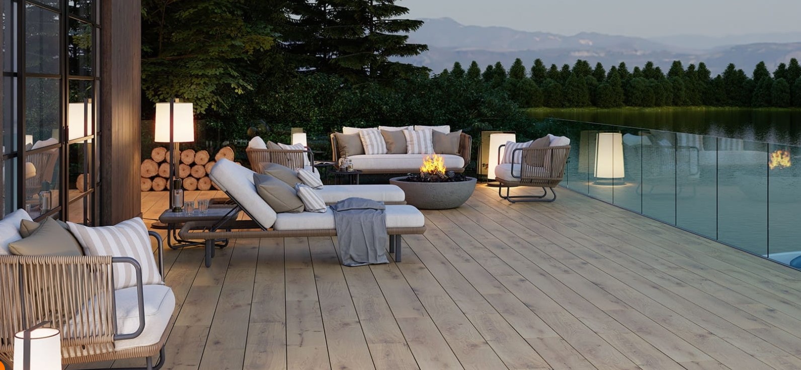 Płytki panelowe na tarasie